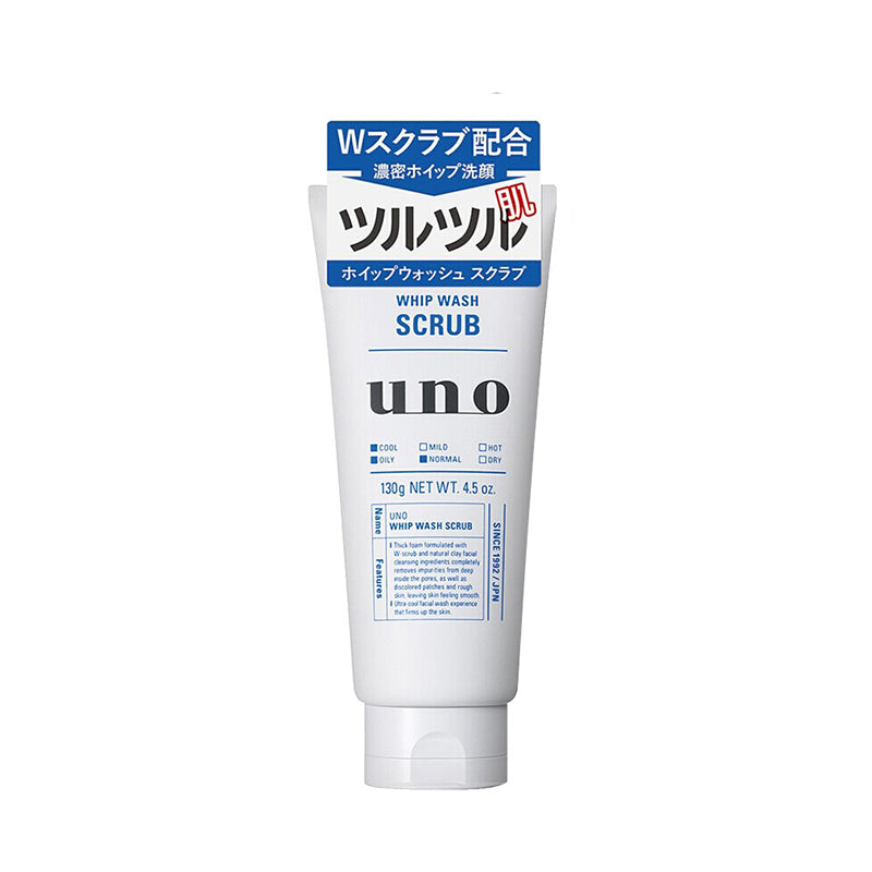 Shiseido UNO Whip Wash Scrub - TokTok Beauty