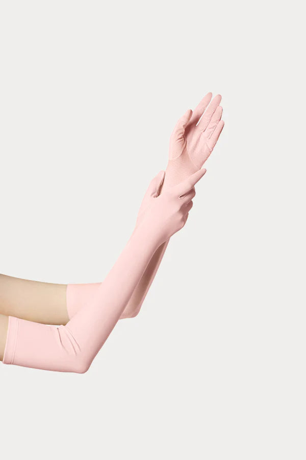Cooling UV Protection Long Style Sun Gloves at TokTok Beauty