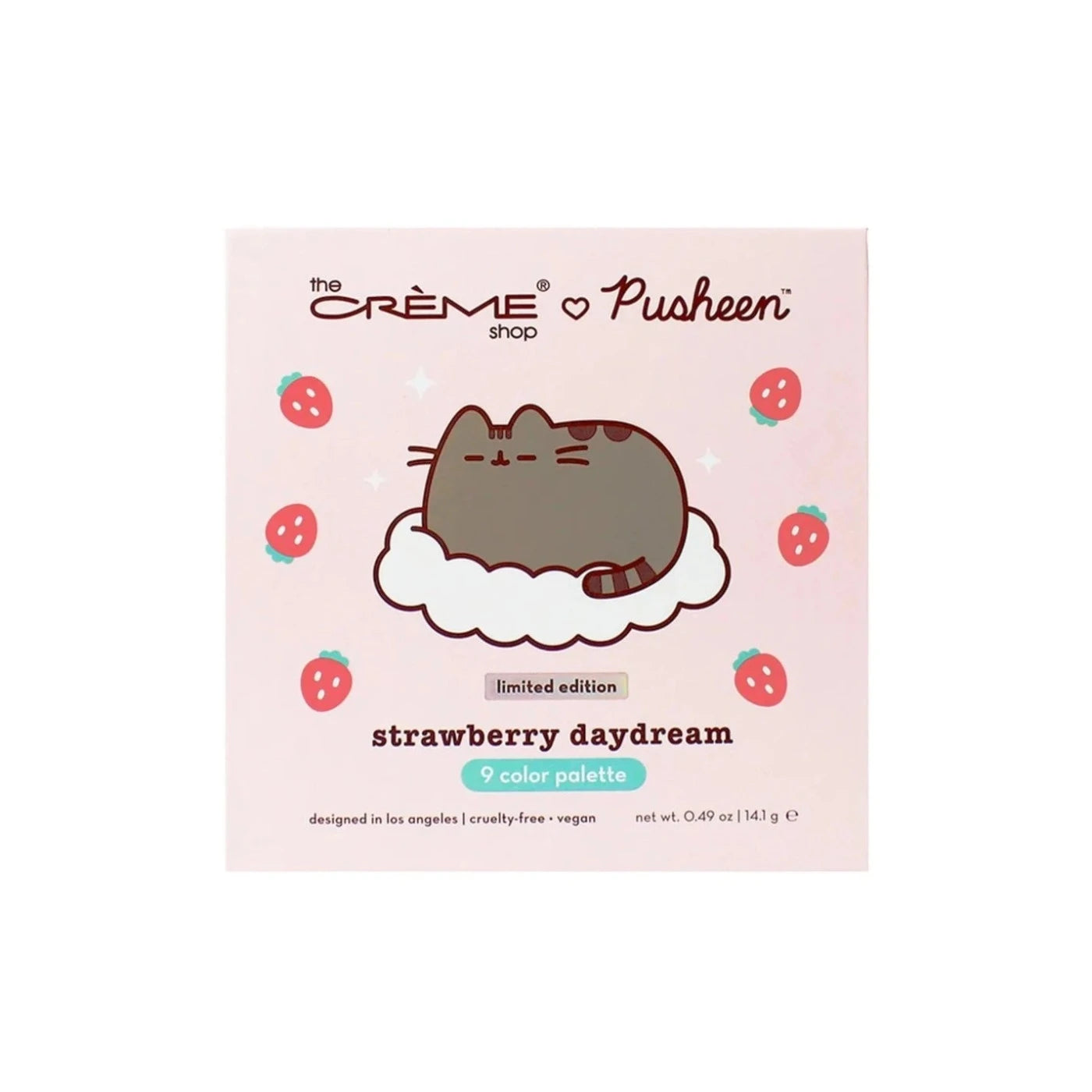 The Crème Shop PUSHEEN Strawberry Creme 9 Color Eyeshadow Palette - TokTok Beauty