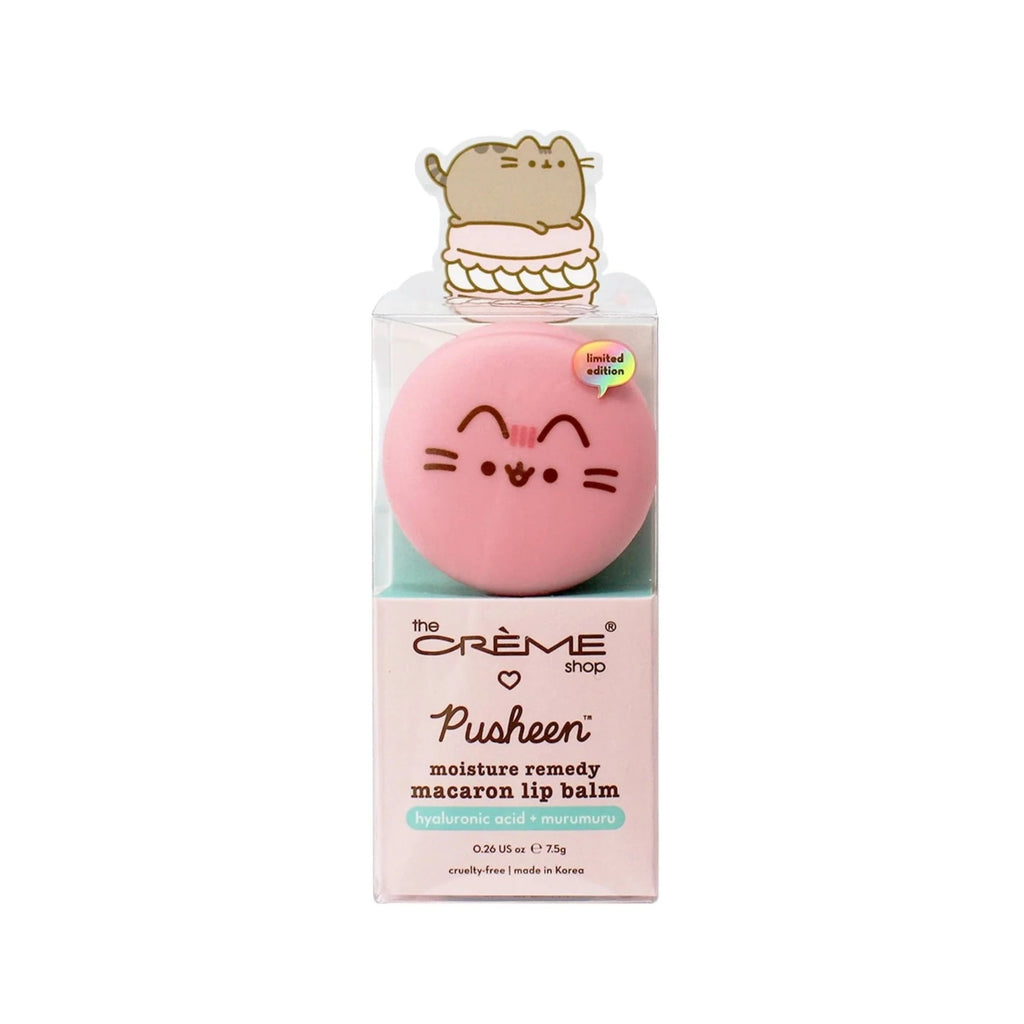 The Crème Shop PUSHEEN Macaron Lip Balm (Strawberry Dream) - TokTok Beauty