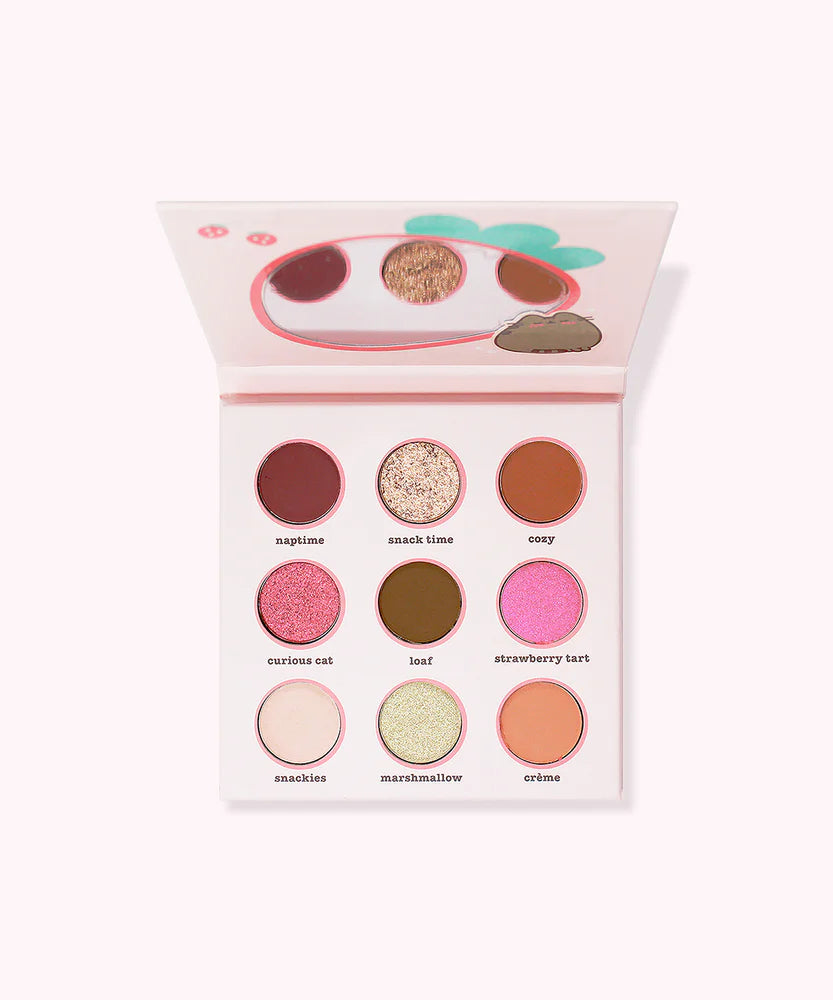 The Crème Shop PUSHEEN Strawberry Creme 9 Color Eyeshadow Palette - TokTok Beauty