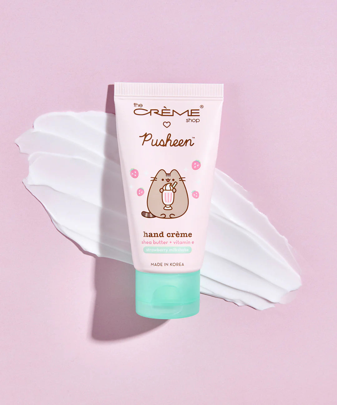 The Crème Shop PUSHEEN Strawberry Moisturizing Hand Cream - TokTok Beauty