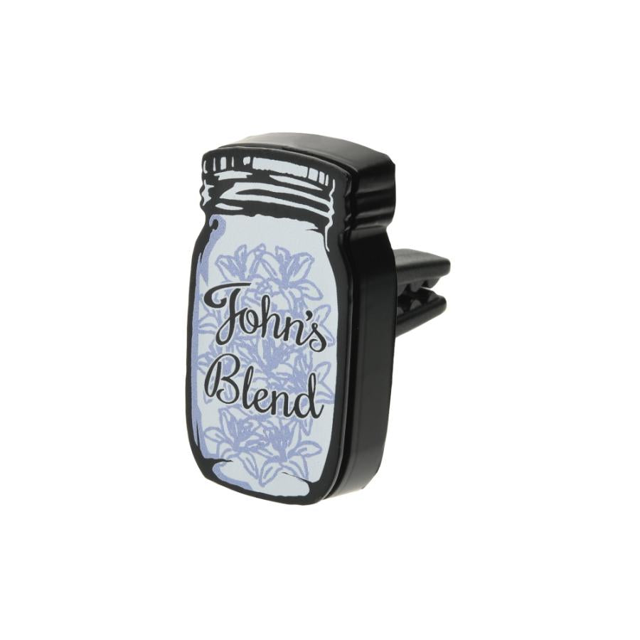 John's Blend Clip-on Air Freshener Jar Design (White Musk) - TokTok Beauty