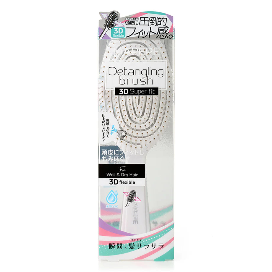 Chantilly MAPEPE Detangling Brush 3D Super Fit - Pearl White - TokTok Beauty