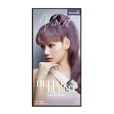 Mise En Scene Hello Bubble Hair Color - 7V Peri Violet - TokTok Beauty
