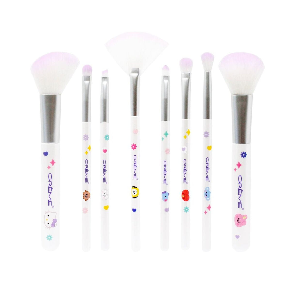 The Crème Shop Hello Kitty X BT21 Dreamy Essentials Brush Set - TokTok Beauty
