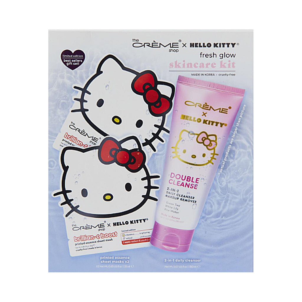 The Crème Shop Hello Kitty Fresh Glow Skincare Kit - TokTok Beauty