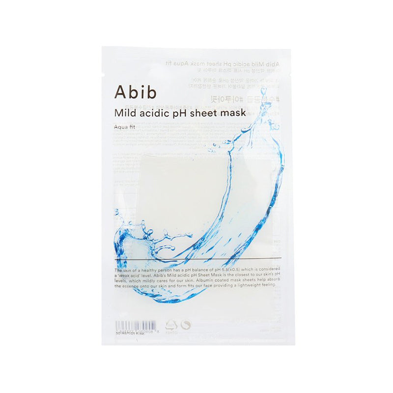 Abib Mild Acidic pH Sheet Mask - Aqua Fit - TokTok Beauty