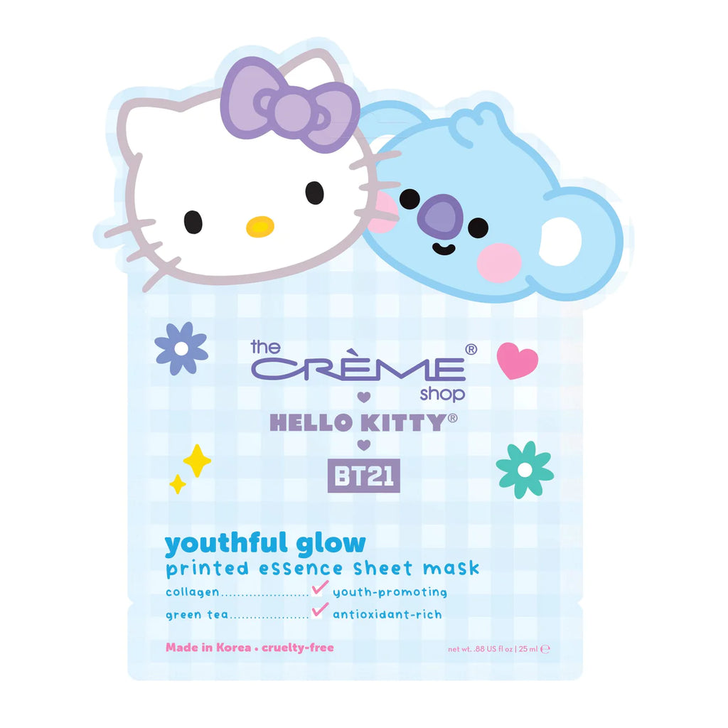 The Crème Shop Hello Kitty X BT21 Dream Team Printed Essence Sheet - TokTok Beauty