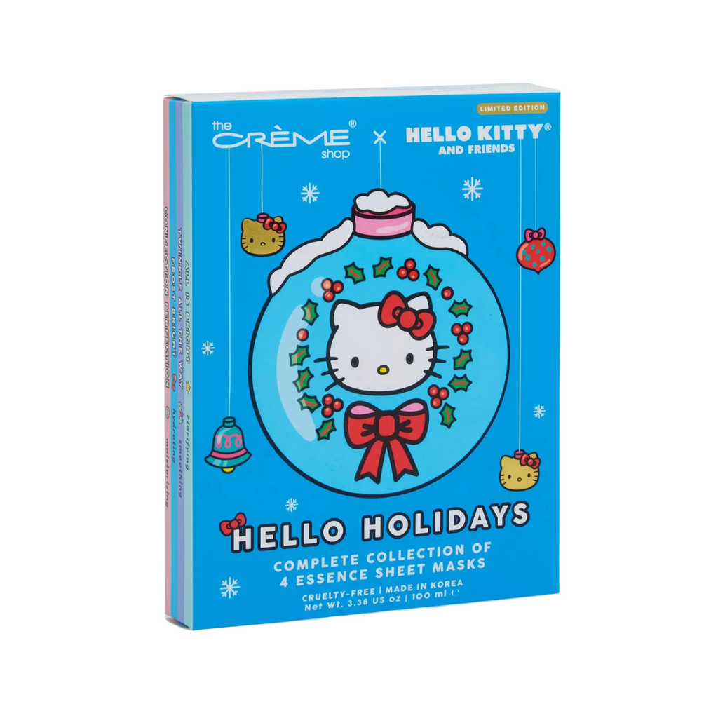 The Crème Shop Hello Kitty Hello Holidays Essence Sheet Mask Set - TokTok Beauty