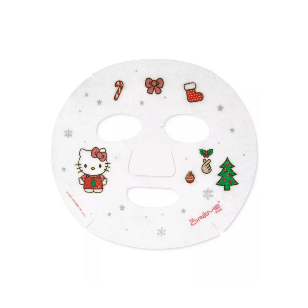 The Crème Shop Hello Kitty Merry&Bright Printed Essence Sheet Mask Set - TokTok Beauty