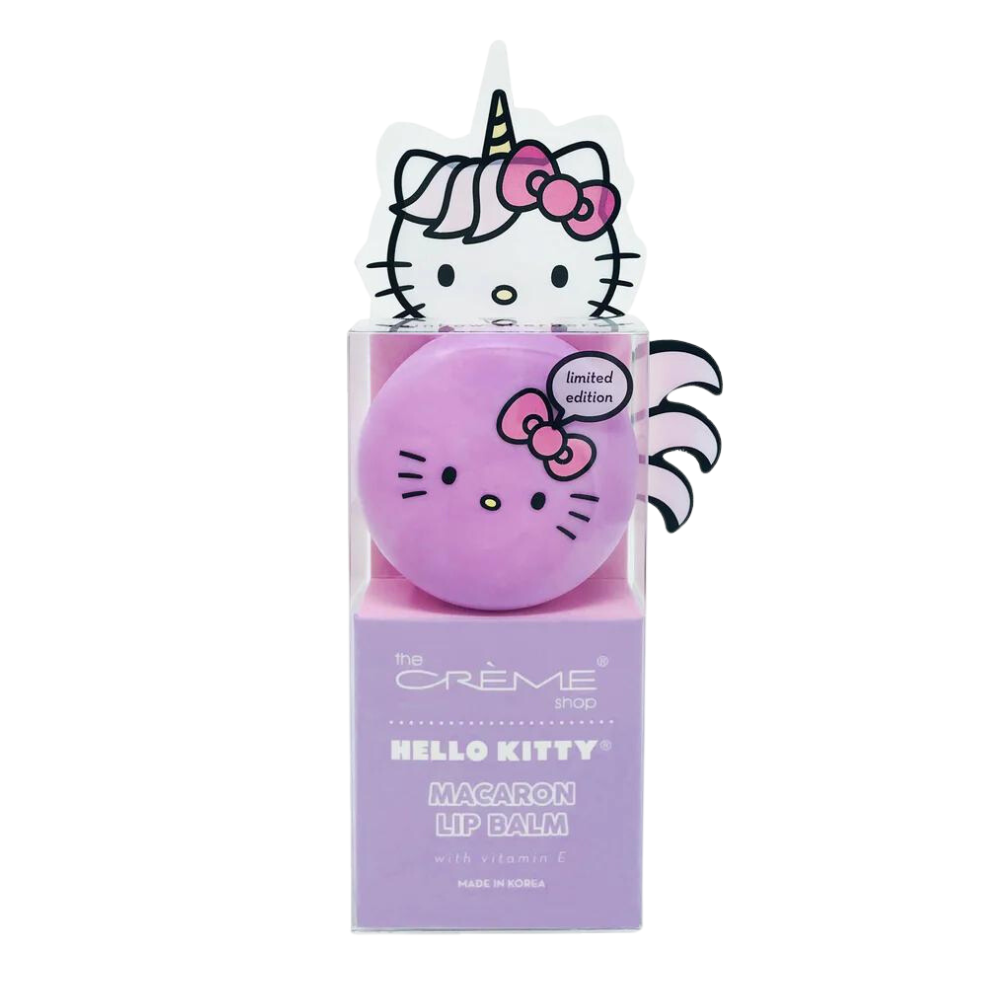 The Creme Shop Hello Kitty Unicorn Macaron Lip Balm - Rainbow Sherbet - TokTok Beauty