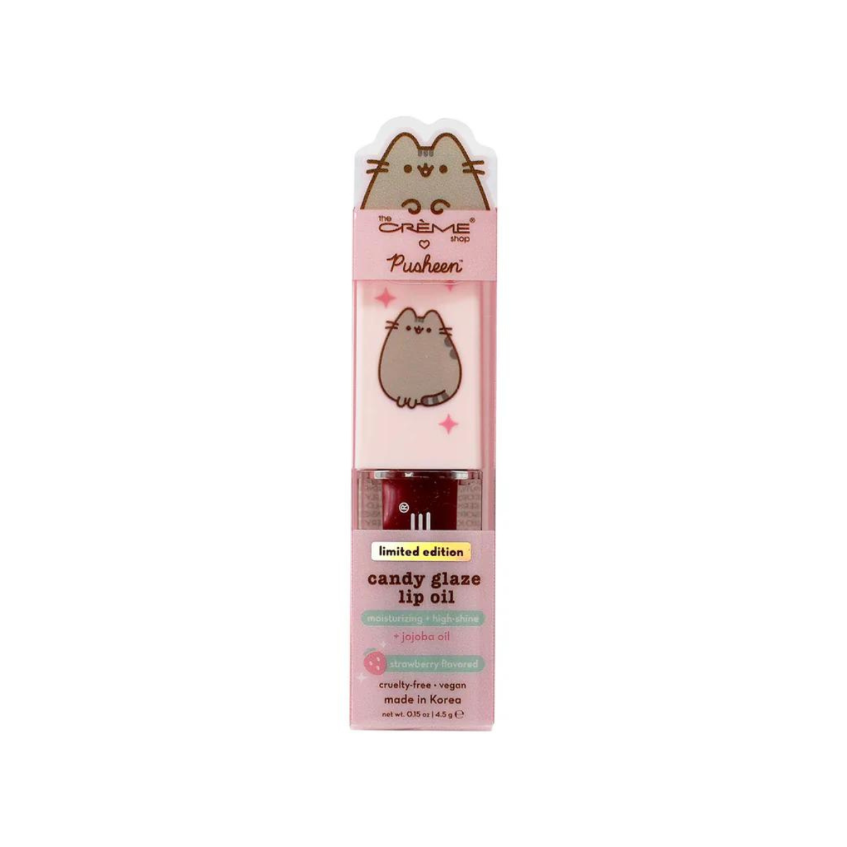 The Crème Shop PUSHEEN Candy Glaze Lip Oil (Berry Best) - TokTok Beauty