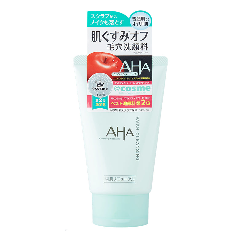 Cleansing Research AHA Cleansing Wash With Scrub - Normal & Oily Skin - TokTok Beauty