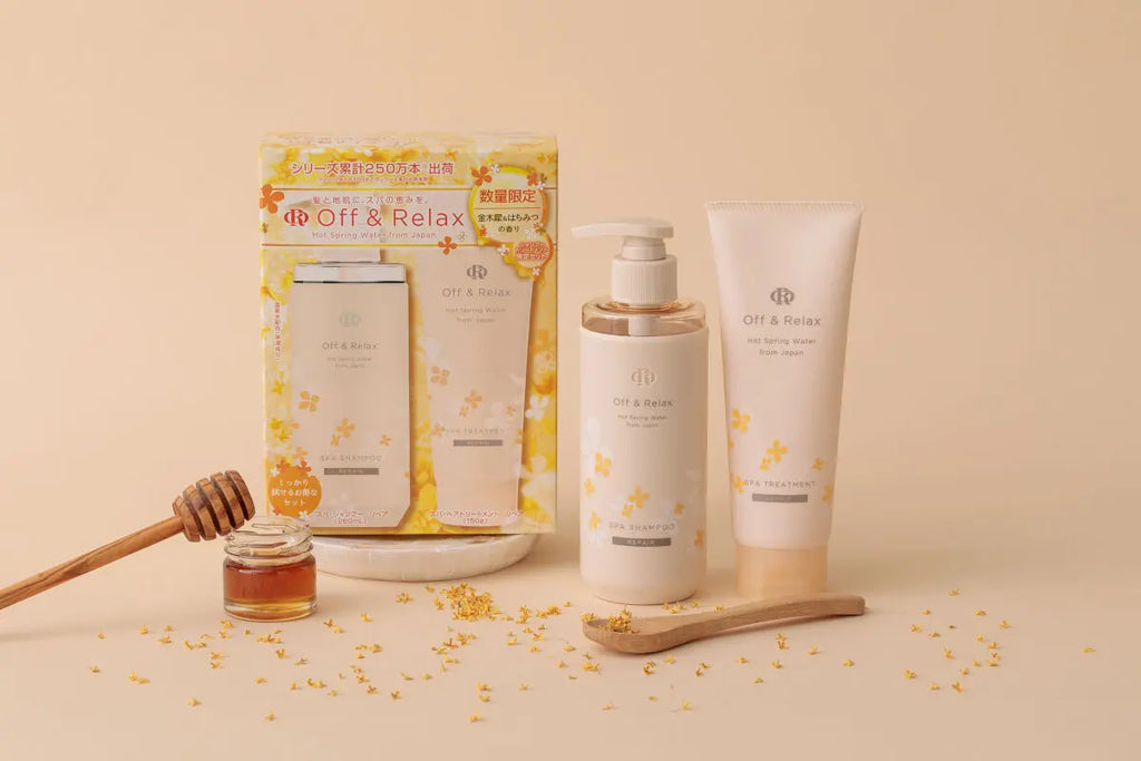 Off&Relax Repair Shampoo & Hair Mask Box (Osmanthus & Honey Limited) - TokTok Beauty