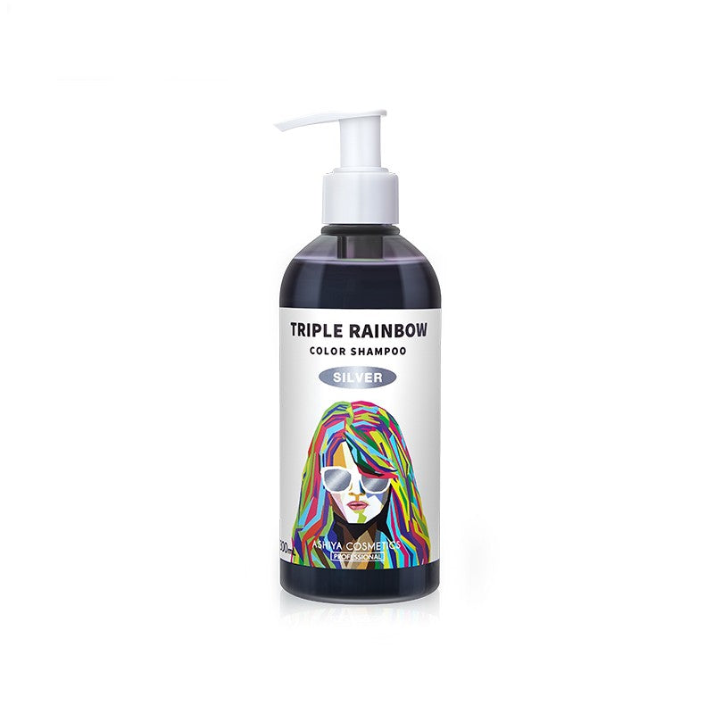 Ashiya Cosmetics Triple Rainbow Color Shampoo (Silver) - TokTok Beauty