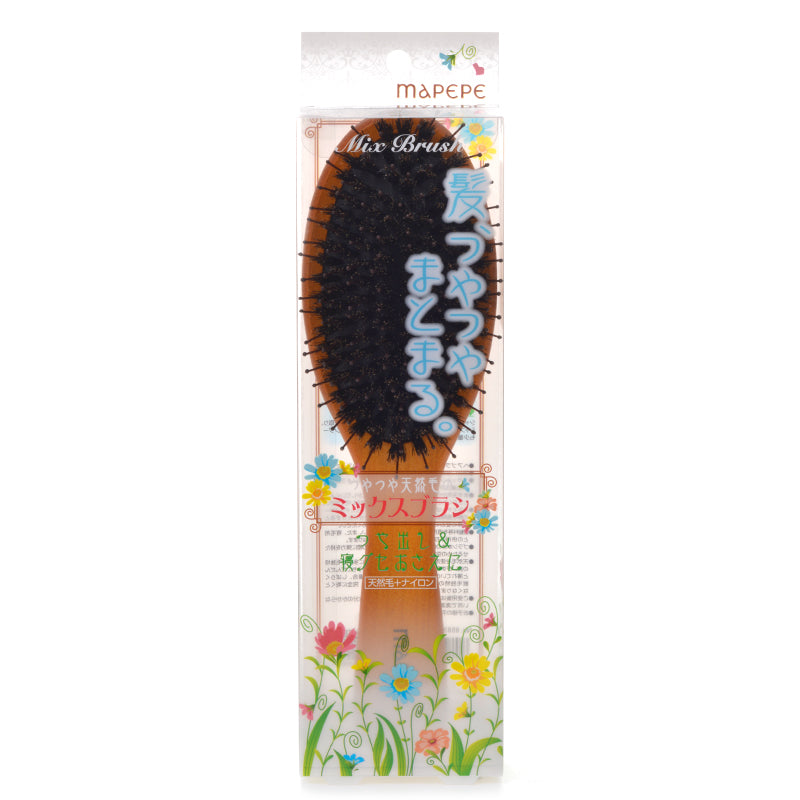 MAPEPE Shiny Natural Hair Mix Brush - TokTok Beauty