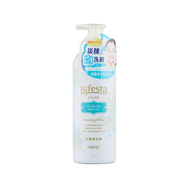 Mandom Bifesta Carbonated Foaming Whip Face Wash (3 Types) - TokTok Beauty