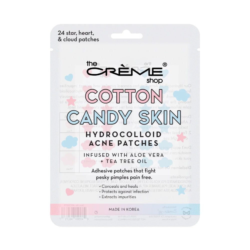 The Creme Shop Cotton Candy Skin Hydrocolloid Acne Patches - TokTok Beauty