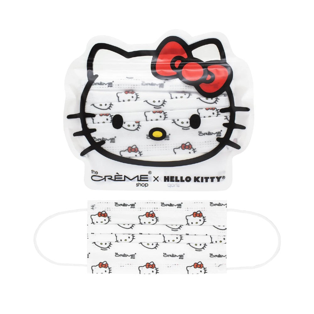 The Creme Shop Hello Kitty 3-Ply Disposable Face Mask (Pack of 14) - TokTok Beauty
