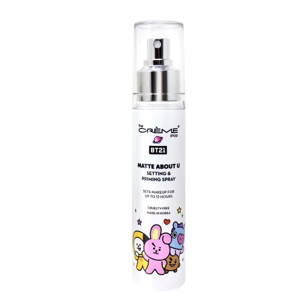 The Creme Shop BT21 MATTE ABOUT U Setting and Priming Spray - TokTok Beauty